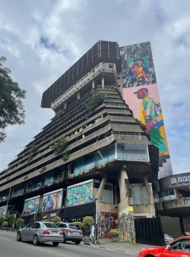 The Pyramid in downtown Abidjan