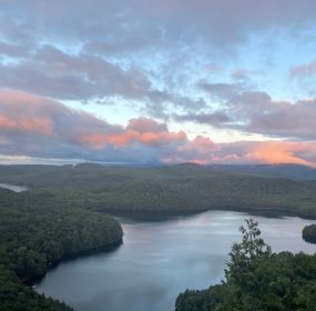 Vermont hike sunrise