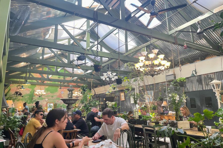 The interior of Our Local, a Cape Town restaurant which is a perfect brunch stop in any Cape Town itinerary.